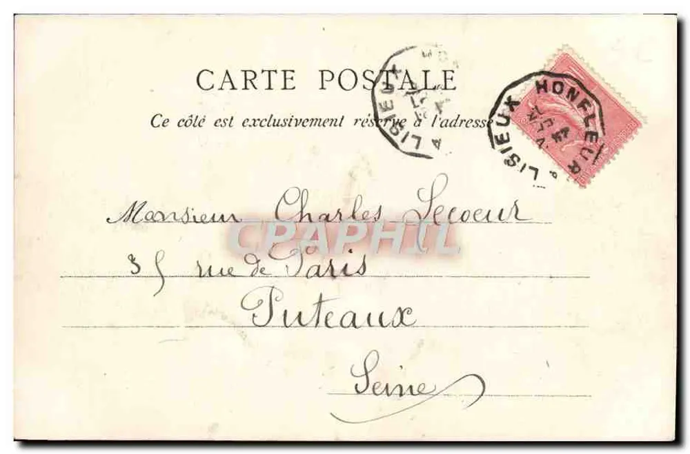 Trouville — A Casa Normanda — editor anônimo, n° 2635 - Verso