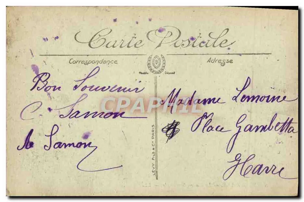 Trouville — A Casa Normanda — LL - Verso