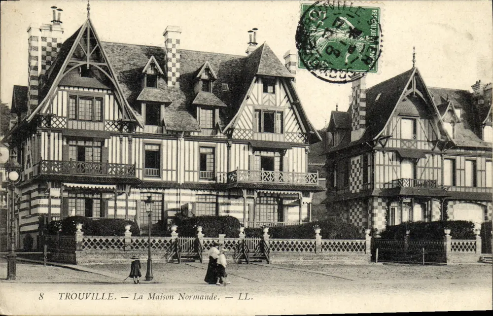 Trouville — A Casa Normanda — LL. - Frente
