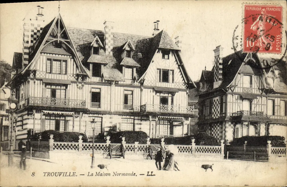 Trouville — A Casa Normanda — LL. n°8 - Frente