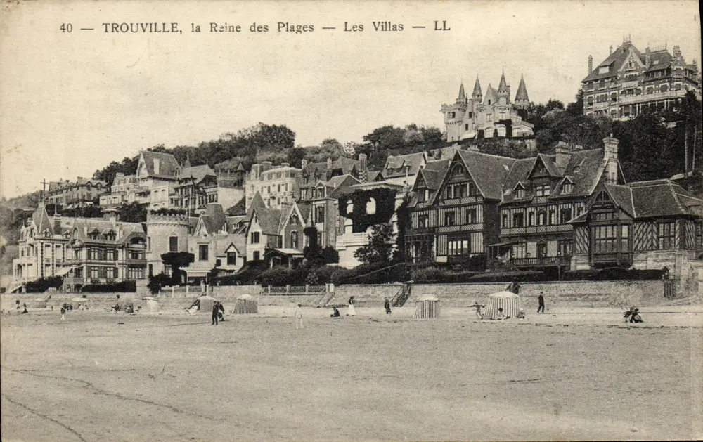 Trouville, die Königin der Strände — Die Villen — LL - Vorderseite