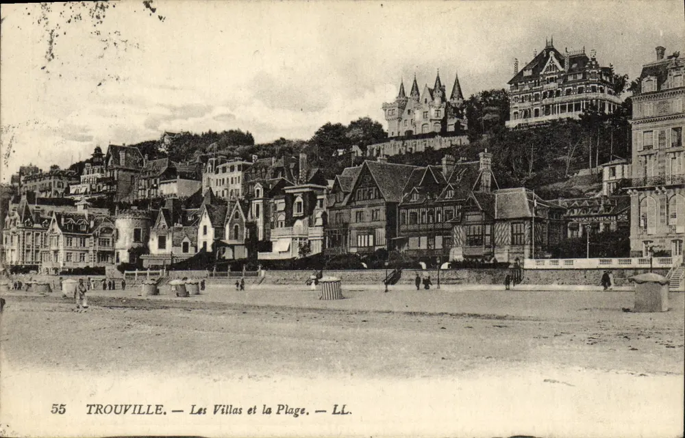 Trouville — Die Villas und die Strände — LL. n°55 - Vorderseite