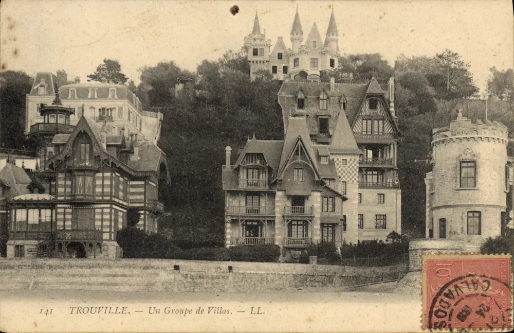 Trouville — Eine Gruppe von Villas — LL. Nr. 141 - Vorderseite