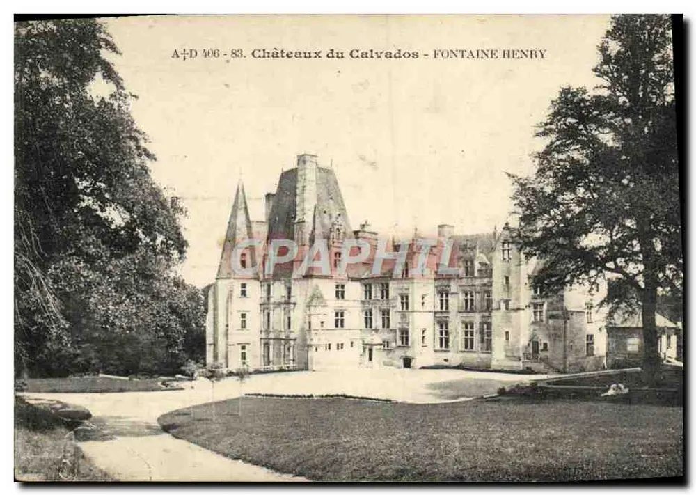 Schloss Fontaine Henry — Calvados — A.D. 406 - 83 - Vorderseite