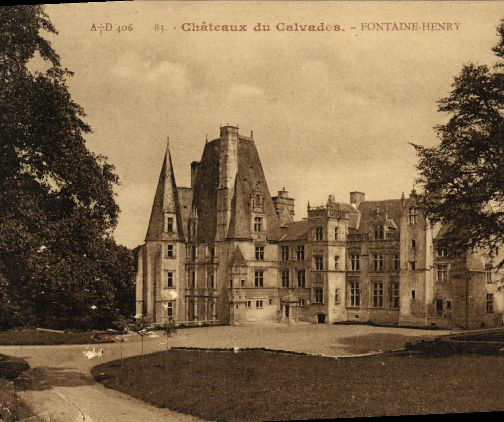 Schloss Fontaine-Henry — Calvados — Fontaine-Henry — A+D 406 - Vorderseite
