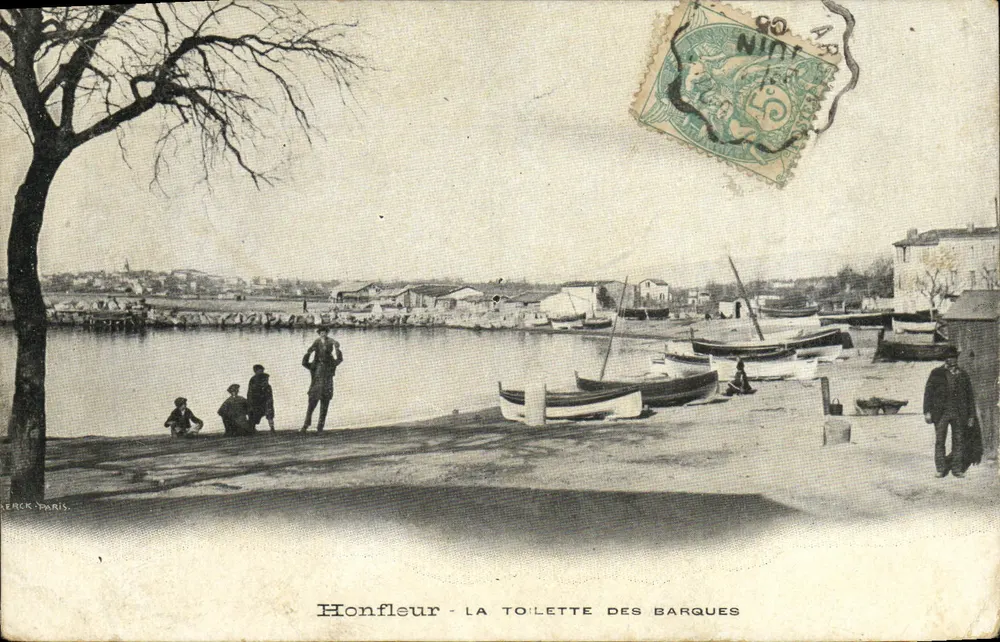Honfleur - A Tolette das Barcas — Berck-Paris - Frente