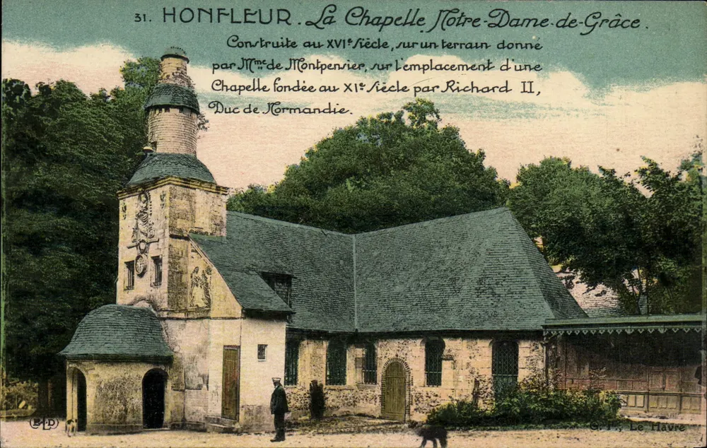Honfleur — A Capela Nossa Senhora da Graça — G. P., Le Havre - Frente