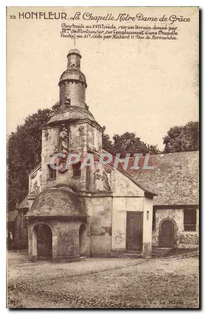 Honfleur — A Capela Nossa Senhora da Graça — G. F. La Hogue - Frente