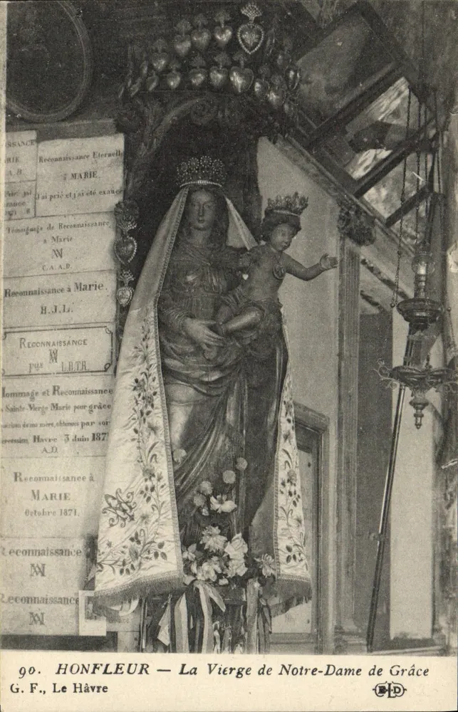Honfleur — A Virgem de Nossa Senhora da Graça — G. F., Le Havre - Frente