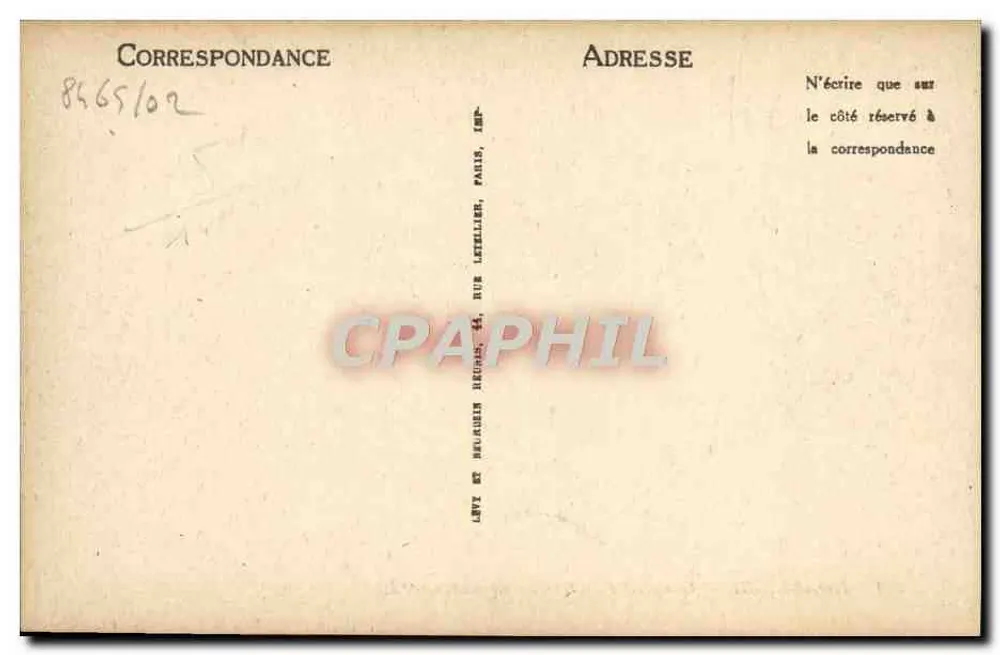 Honfleur — Cappella di Nostra Signora della Grazia — LL - Verso