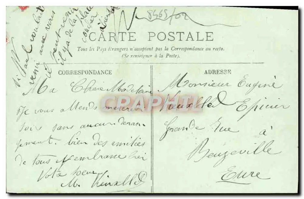 Honfleur — Notre-Dame de Grâce — LL. - Verso