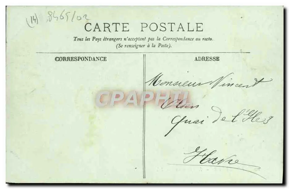 Honfleur — Le Poudreux — LL - Verso
