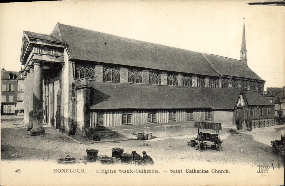 Honfleur — A Igreja de Santa Catarina — Jhot - Frente