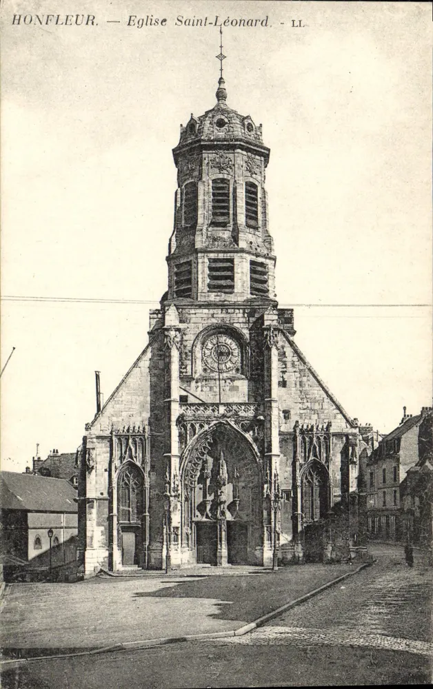 Honfleur — Igreja de São Leão — LL - Frente
