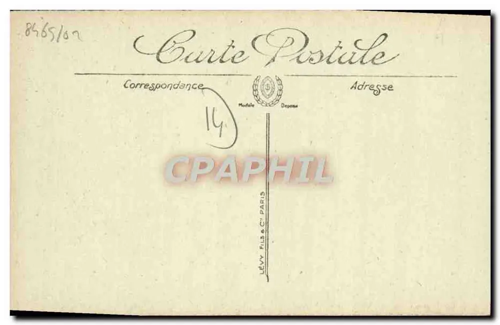 Honfleur — Przystań — LL. — n° 65 - Rewers