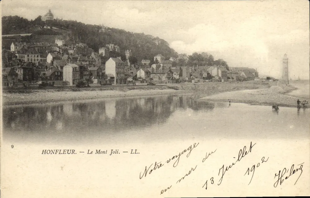 HONFLEUR — O Mont Joli — LL. — N°9 - Frente
