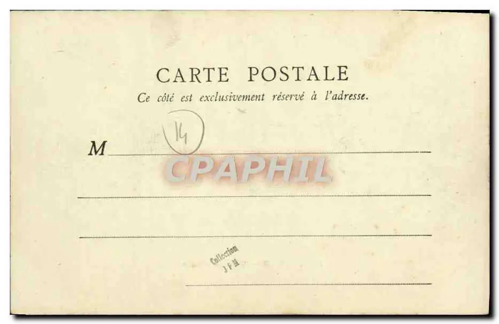Honfleur — Vista Geral — B.F., Paris - Verso