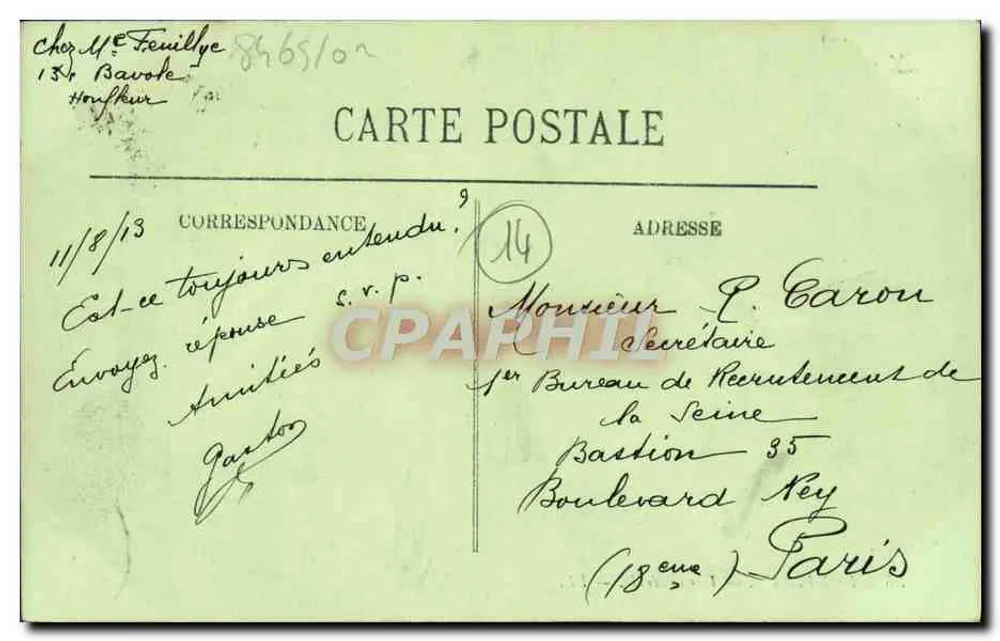 Honfleur — Vista geral — LL. - Verso