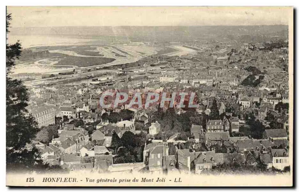 Honfleur - Allgemeiner Blick vom Mont Joli - LL - Vorderseite