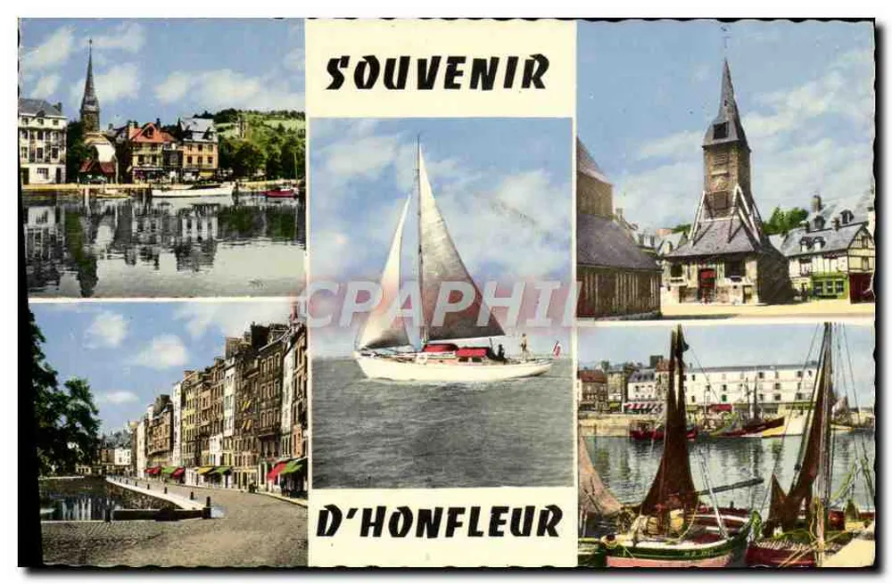 Honfleur — Lembrete — Editions La Cigogne - Frente