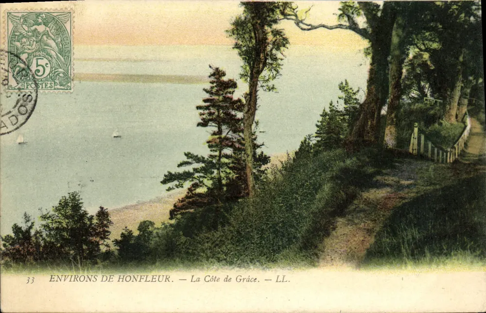 Ambiente de Honfleur — A Costa da Graça — LL. - Frente