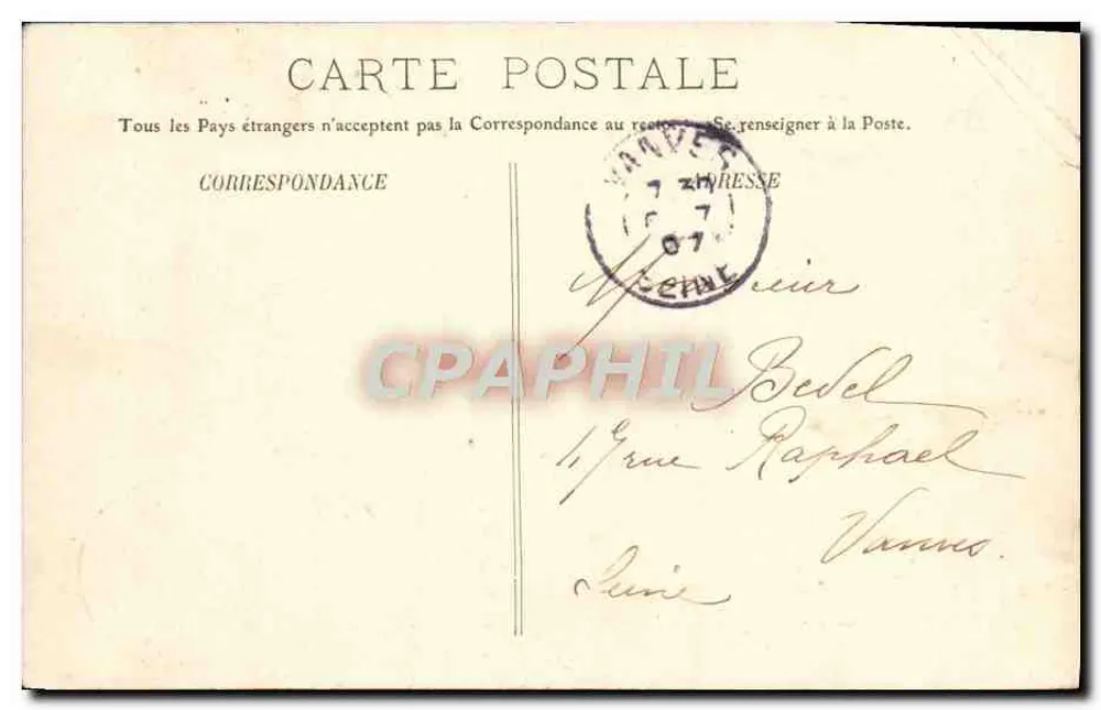 Honfleur — Le Mont Joli — LL. — Éditeur LL. — N° 9 - Verso