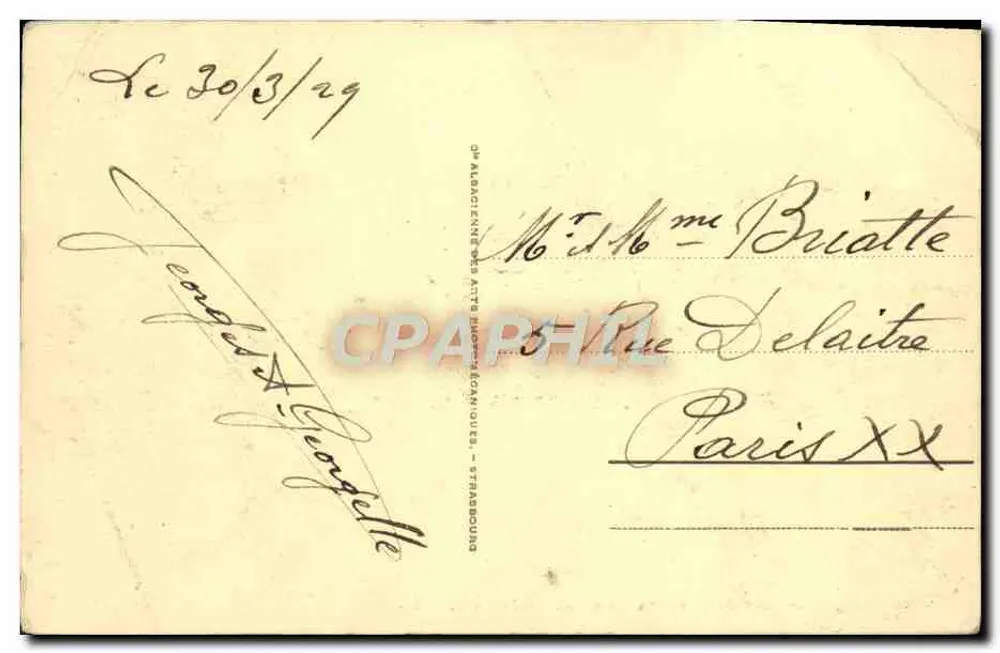 Honfleur - Mont Joli - La Côte de Grâce — Verleger: Op. Albacienne des Arts Normands, Straßburg — n° 48 - Rückseite