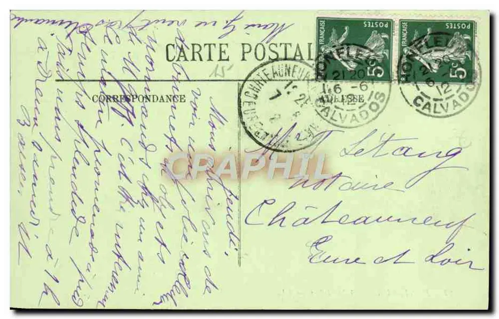 Honfleur — Mont-Joli — LL. — n°27 - Verso