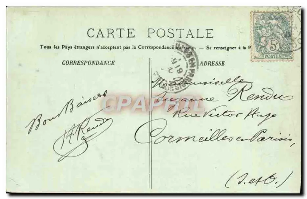 Honfleur — A Costa da Graça — LL. — n°32 - Verso