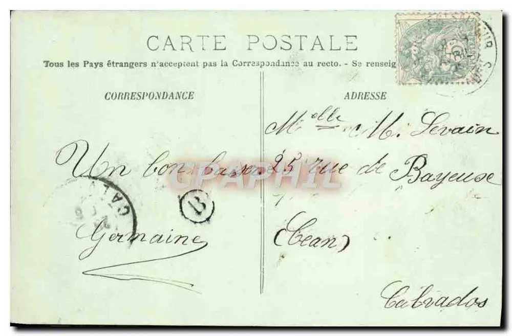 Ao redor de Honfleur — A Costa da Graça — LL. - Verso