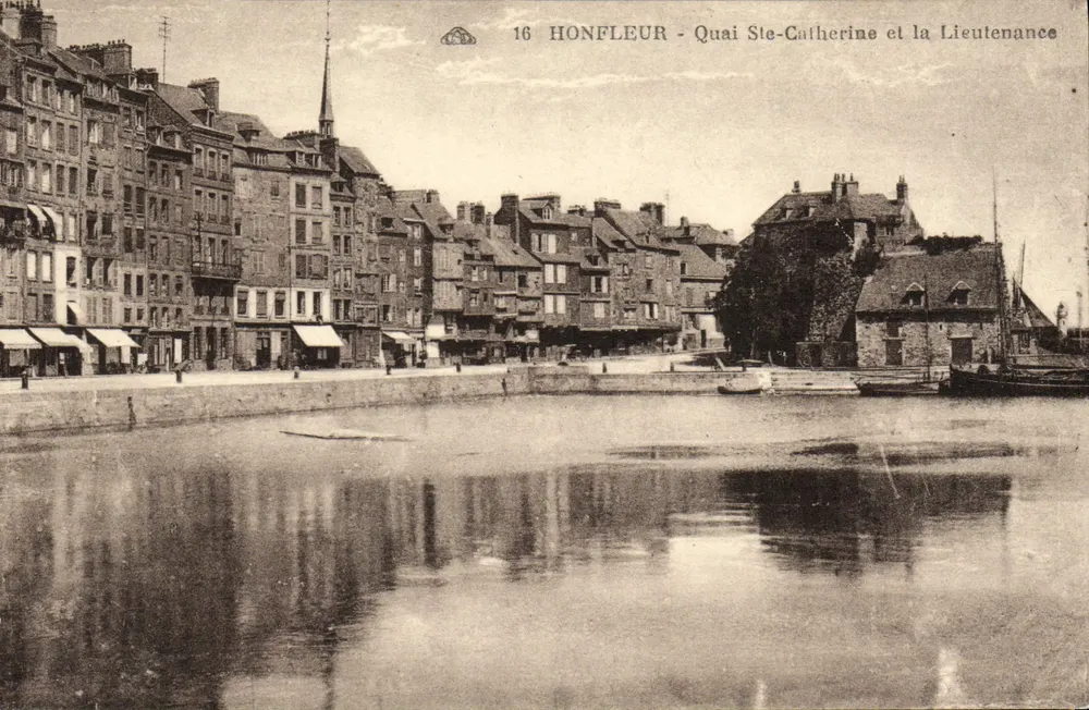 Honfleur - Quai Ste-Catherine und die Lieutenante - Vorderseite