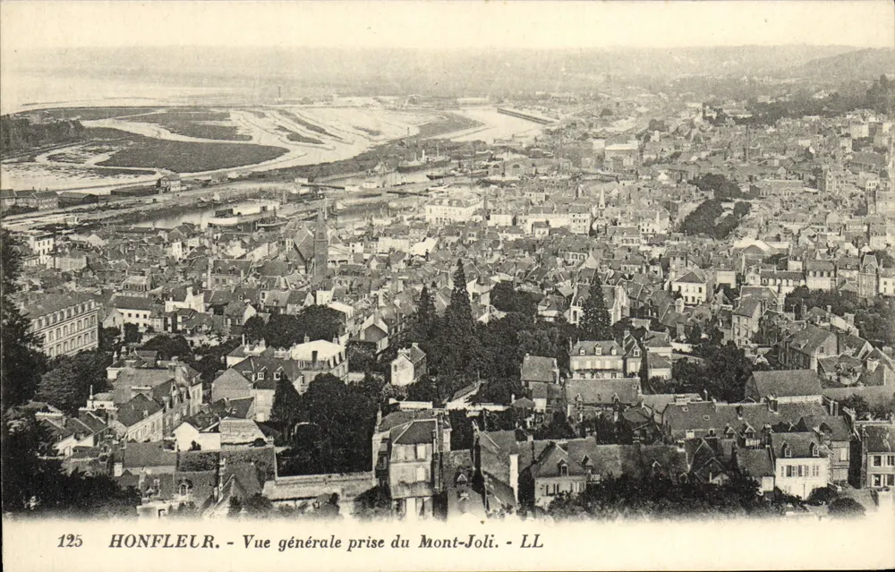 Honfleur — Allgemeiner Blick von Mont-Joli — LL, Nr. 125 - Vorderseite