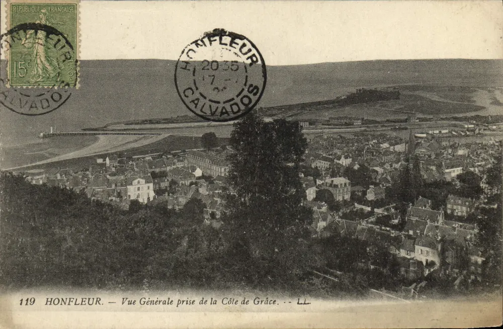 Honfleur — Allgemeiner Blick von der Côte de Grâce — LL — Nr. 119 - Vorderseite