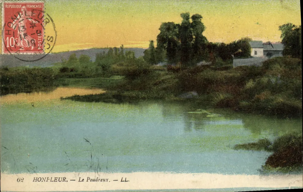 Le Poudreux — Vue du lac — HONFLEUR. — LL. — 62 - Frente