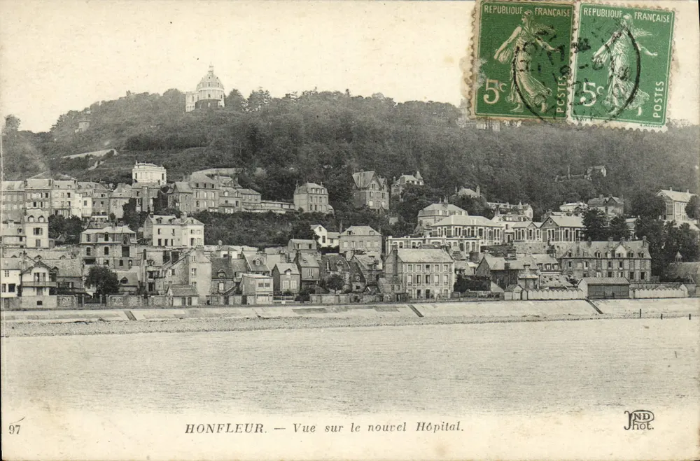 Honfleur — Blick auf das neue Krankenhaus — JND Phot. n°97 - Vorderseite