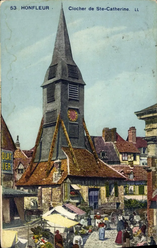 Honfleur — Torre de Ste-Catherine — Olatier LL - Frente