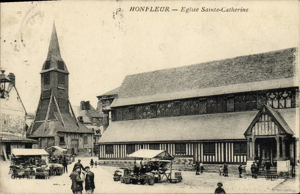 Honfleur — Igreja de Santa Catarina — G. F. He Bére - Frente