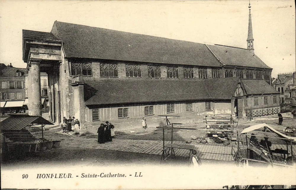 Honfleur - Igreja de Santa Catarina — LL - Frente