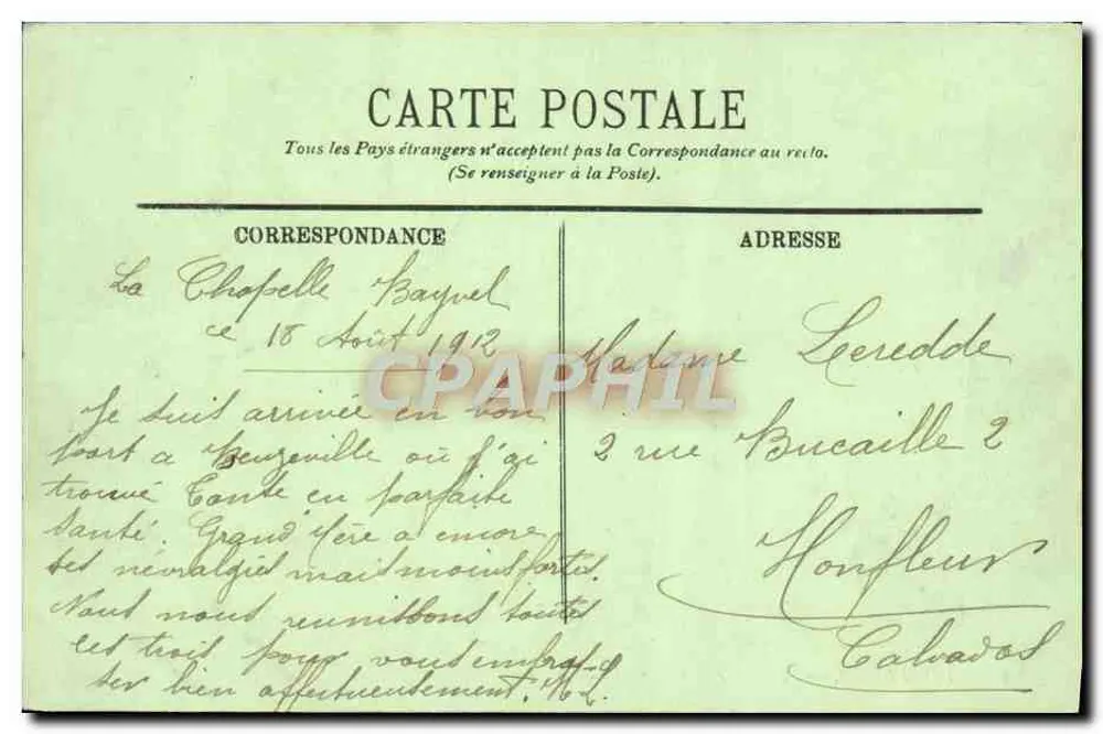 Honfleur — Igreja de Santa Catarina — LL. — Editor LL. - Verso