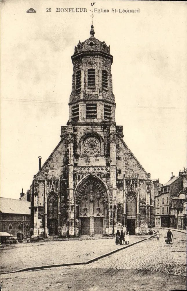 Honfleur — Igreja de São Leão — n°26 - Frente