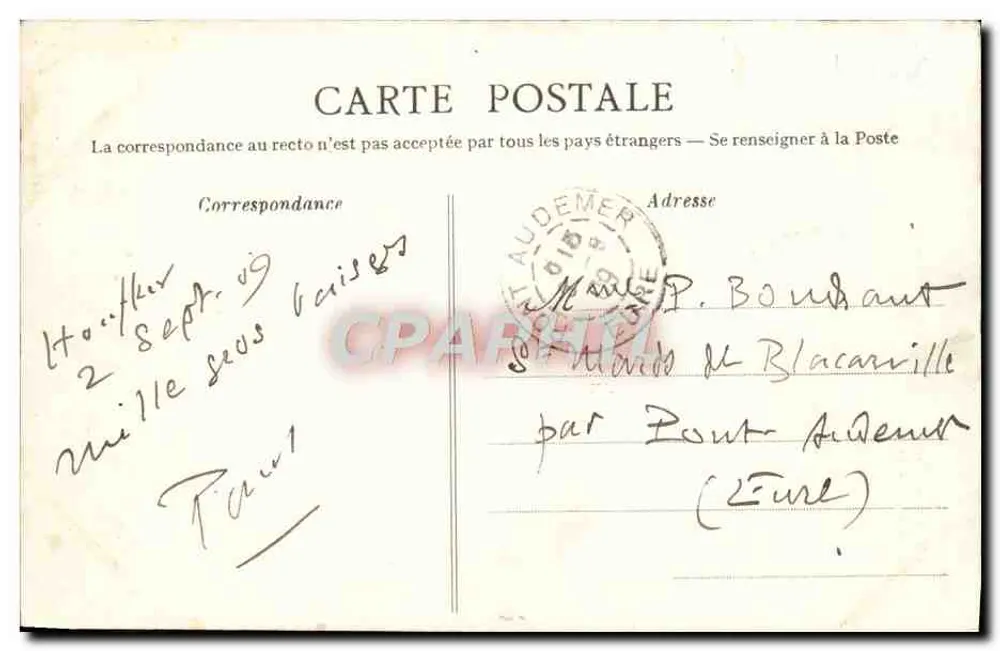 Honfleur — Igreja de São Leão — Editor não identificado, n° 22 - Verso