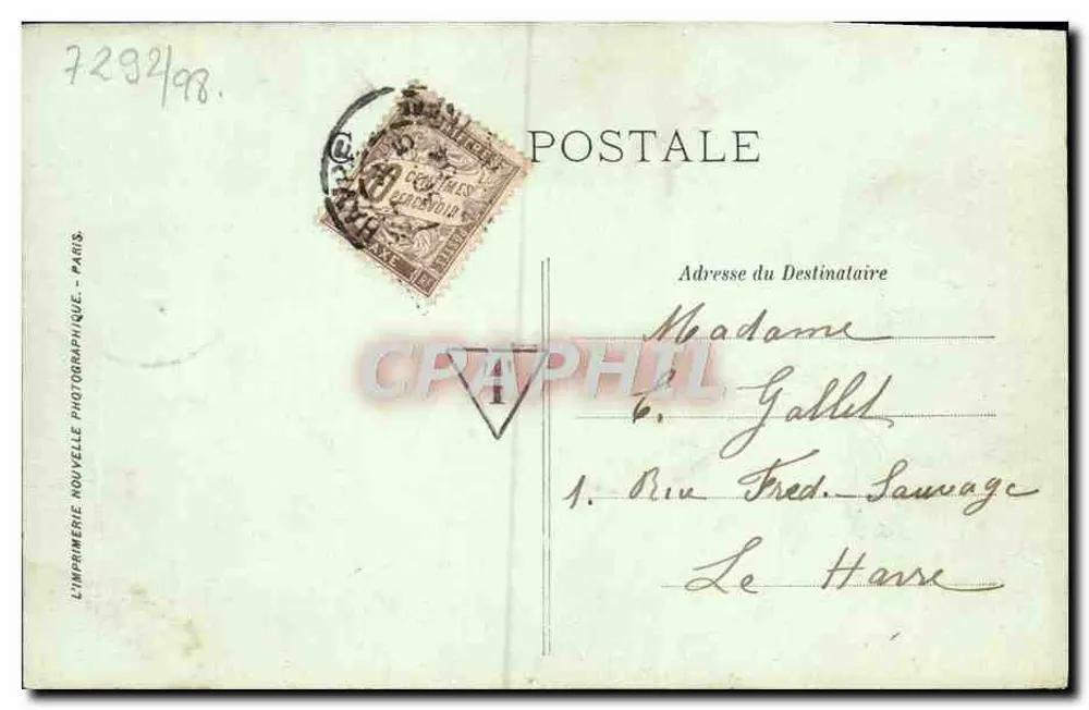 Honfleur — Katedra św. Leonarda — LL. - Rewers