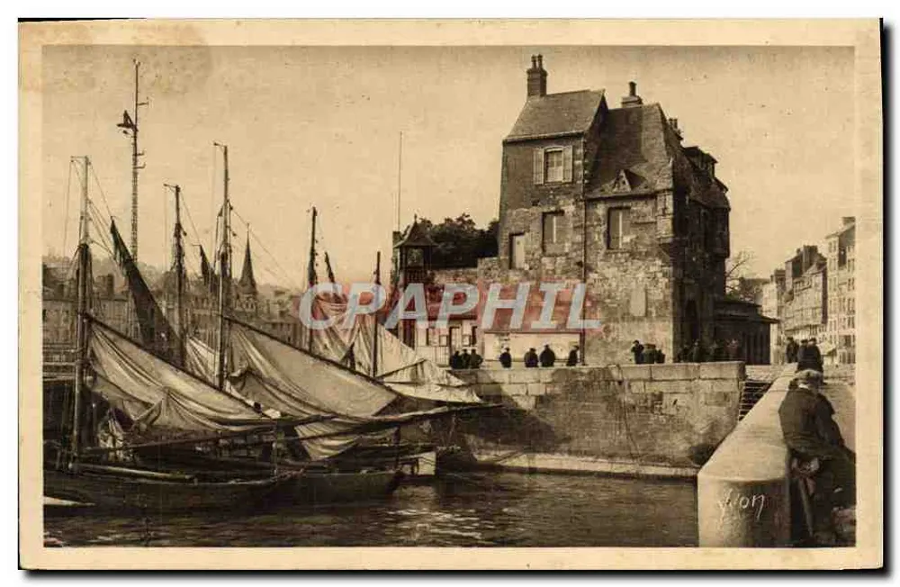 Honfleur — Das Lieutenantszimmer (16. Jahrhundert) — Kunstausgabe YVON, Nr. 3 - Vorderseite