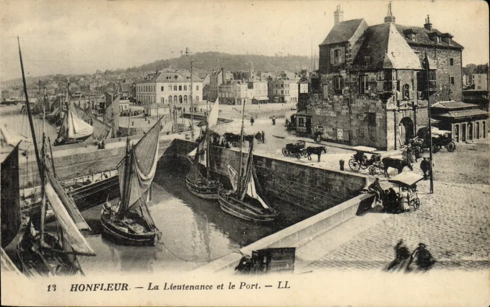 Honfleur — A Lieutenante e o Porto — LL - Frente