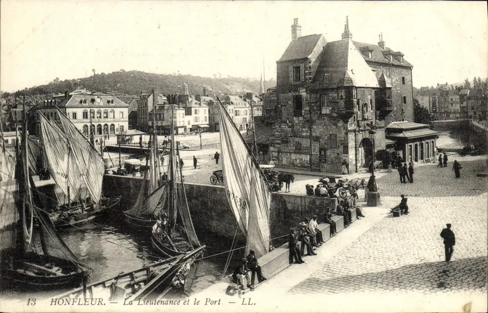Honfleur — Die Lieutenant und der Hafen — LL. — n°13 - Vorderseite