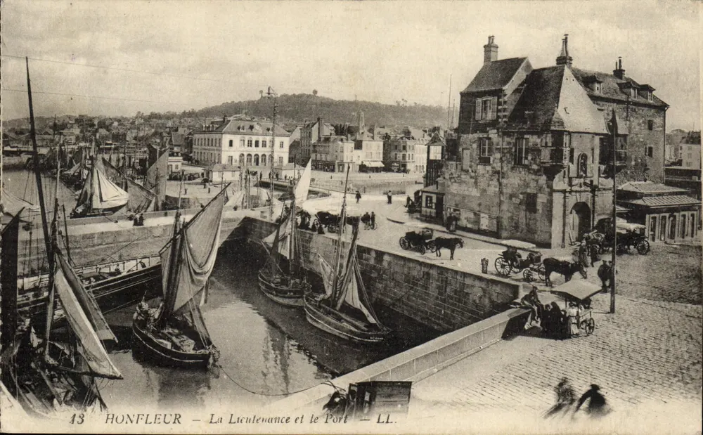 Honfleur — Die Luciulenance und der Hafen — LL. — n°13 - Vorderseite