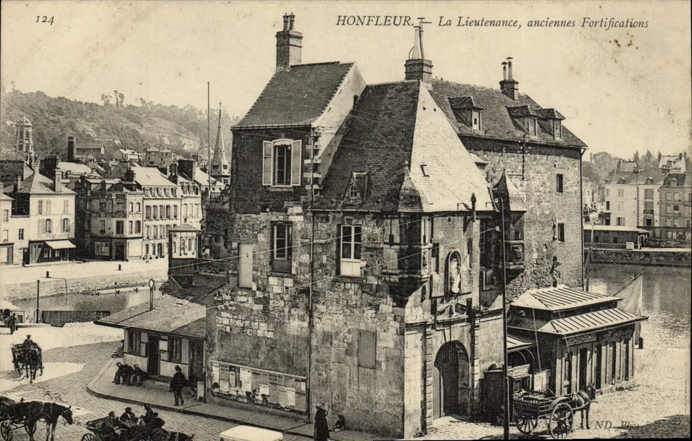Honfleur — A Lieutenante, antigas Fortificações — ND. Fot. - Frente