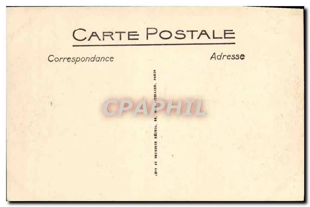 Honfleur - A Lieutenantance (antigas Fortificações) - ND. - Verso