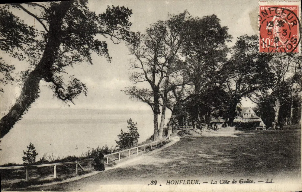 Honfleur — A Côte de Grâce — Lévy & Cie Paris - Frente