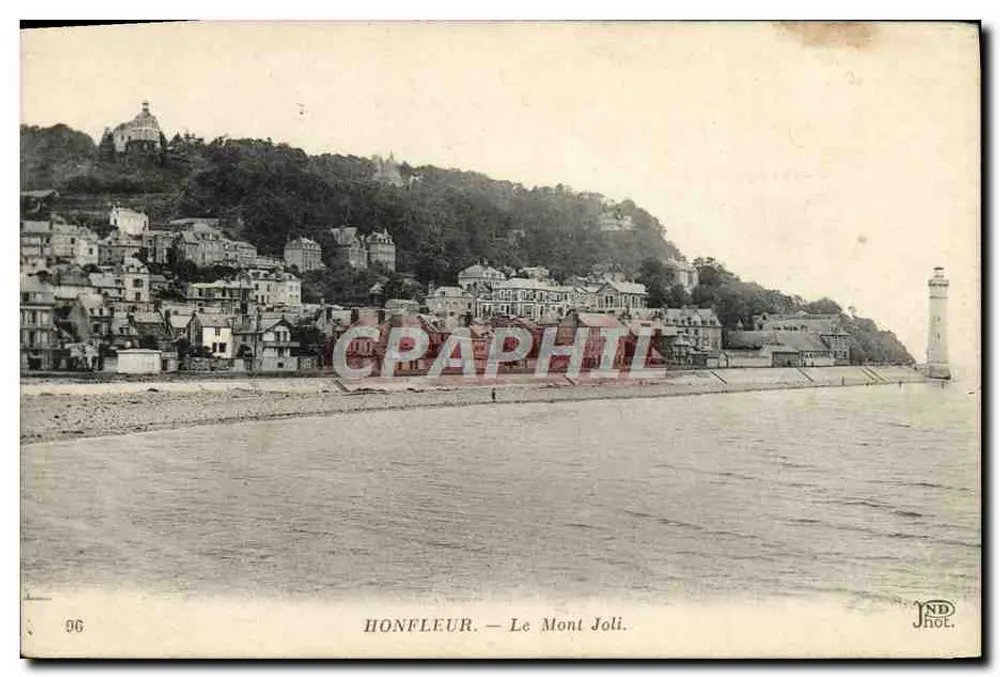 Honfleur — A Vista do Mont Joli — Fotografia JND - Frente